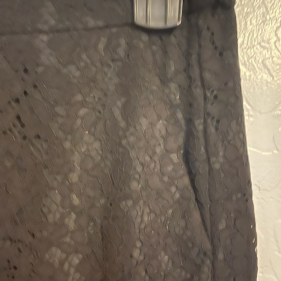 J. Crew Womens Pants Black Lace Pull On Easy Pants F8766 Size 0 - Picture 3 of 5